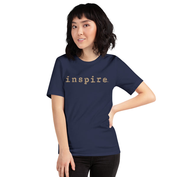 inspire Cheetah Print Unisex t-shirt