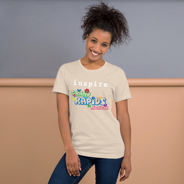 inspire Grand Rapids Colorful Unisex t-shirt