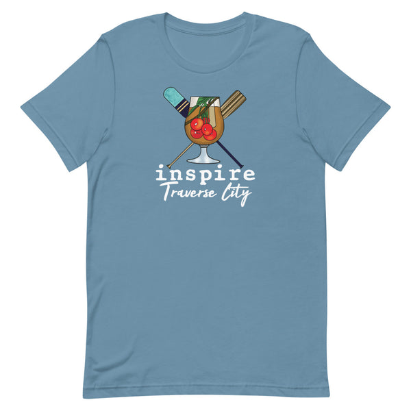 inspire Traverse City Michigan Short-Sleeve Unisex T-Shirt