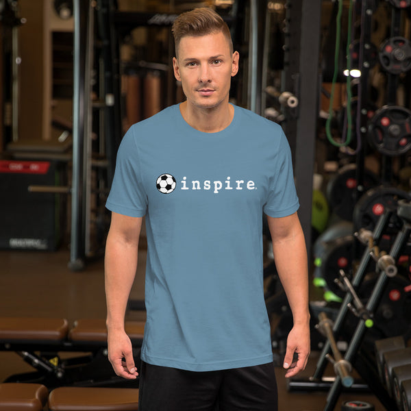 inspire Soccer Ball Unisex t-shirt