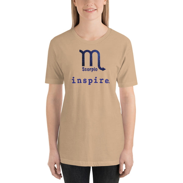 inspire Scorpio Zodiac Unisex t-shirt