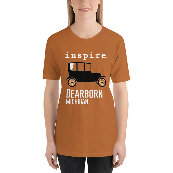 inspire Dearborn Car Unisex t-shirt