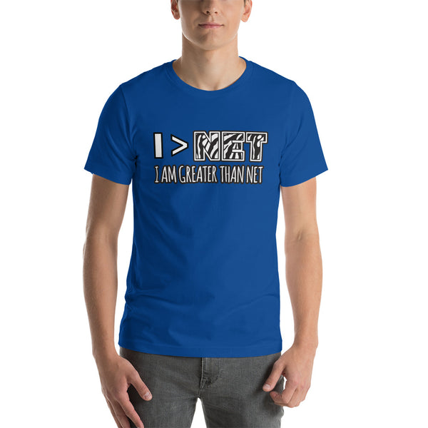 I Am Greater Than NET Short-Sleeve Unisex T-Shirt