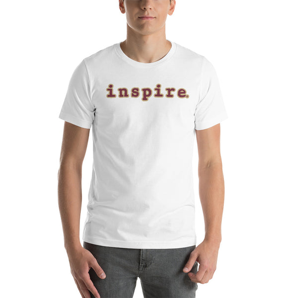 inspire Tan and Black Short-Sleeve Unisex T-Shirt