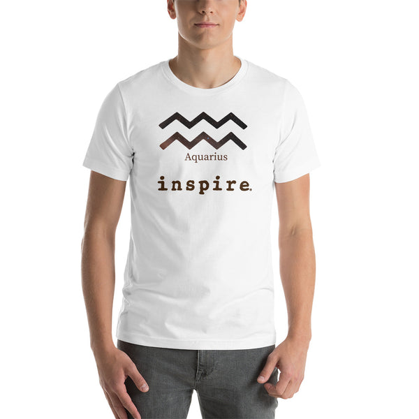 inspire Aquarius Zodiac Unisex t-shirt