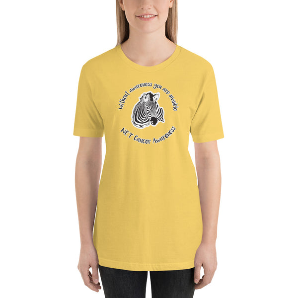 NET Neuroendocrine Cancer Awareness Short-sleeve unisex t-shirt