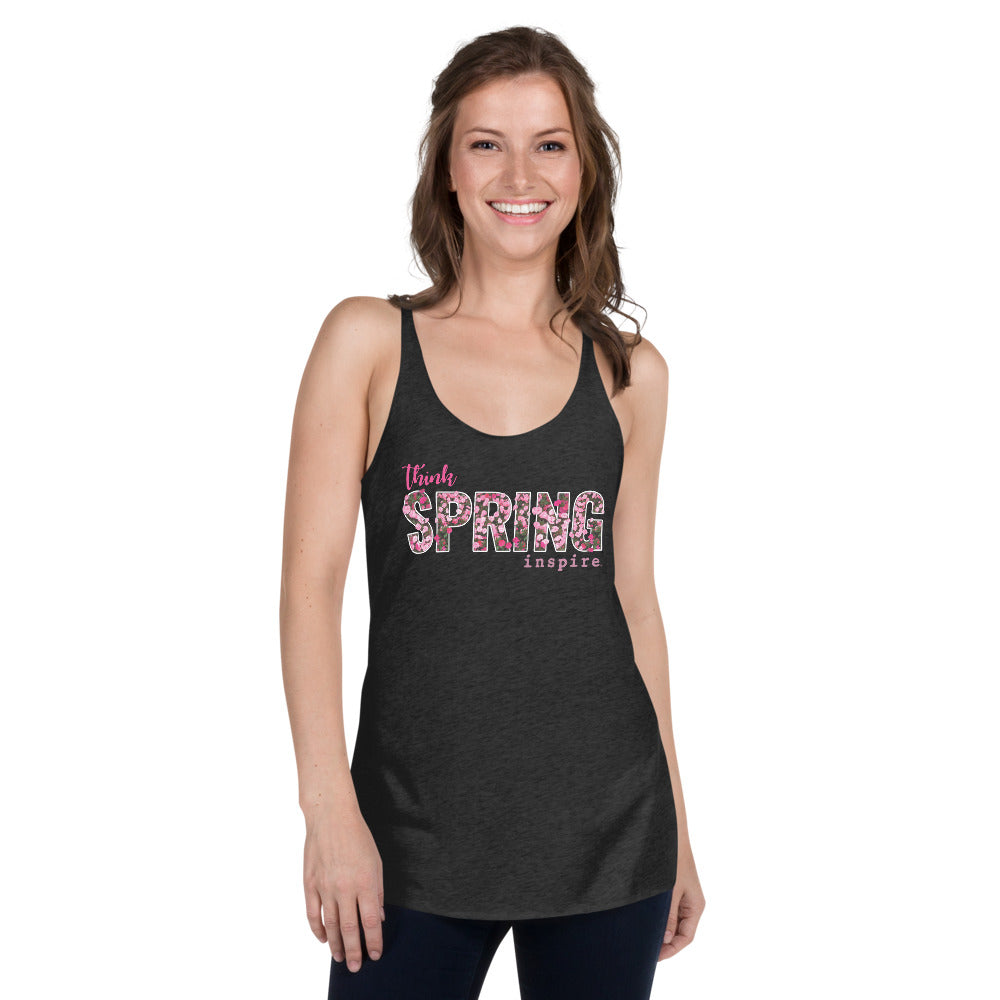 inspire Think Spring Women's Racerback Tank