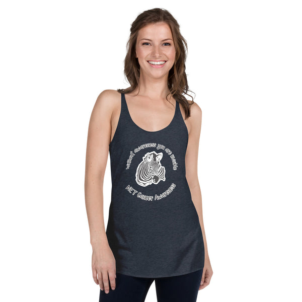 NET Neuroendocrine Cancer Awareness Women's Racerback Tank