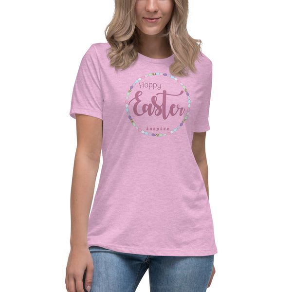 inspire Happy Easter Women's Relaxed T-Shirt