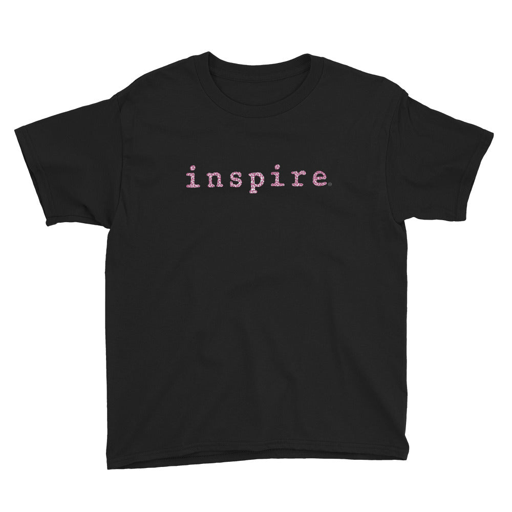 inspire Breast Cancer Awareness Youth Short Sleeve T-Shirt