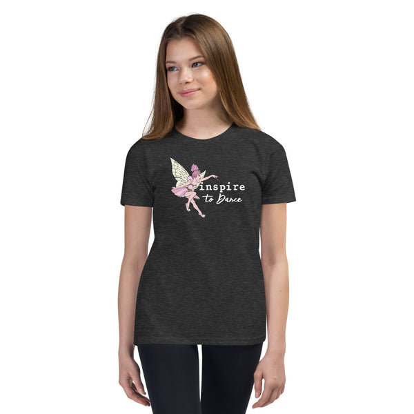 inspire To Dance Fairy Youth Short Sleeve T-Shirt