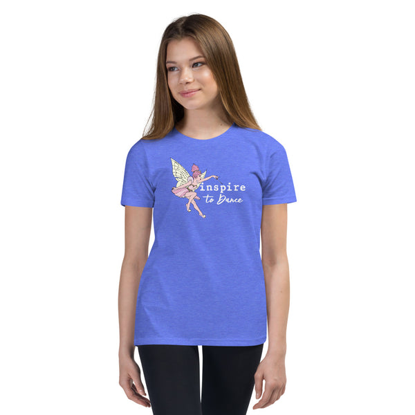 inspire To Dance Fairy Youth Short Sleeve T-Shirt